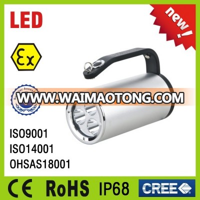 CE RoHS IP67 portable Explosion Proof LED Search light, Flamproof search lamp, Explosion Proof LED Searchlight